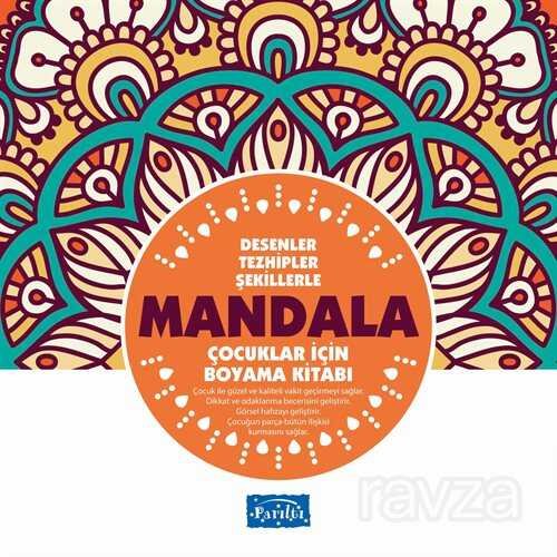 Çocuklar İçin Mandala (Turuncu Kitap) - 1