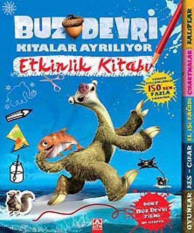 Buz Devri Kıtalar Ayrılıyor Etkinlik Kitabı - Altın Kitaplar
