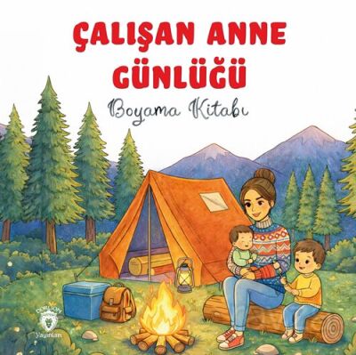 Çalışan Anne Günlüğü Boyama Kitabı - 1