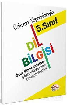 Çalışma Yapraklarıyla 5. Sınıf Dil Bilgisi - 1