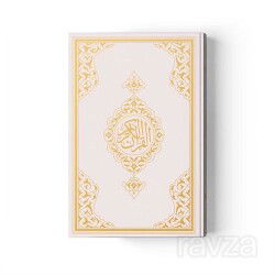 Çanta Boy Kur'an-ı Kerim Yeni Cilt (Beyaz, Mühürlü) - Hayrat Neşriyat