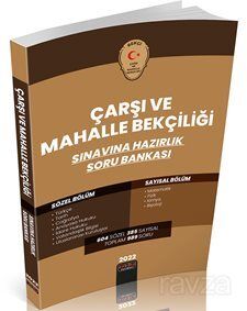 Çarşı ve Mahalle Bekçiliği Sınavına Hazırlık Soru Bankası - 1