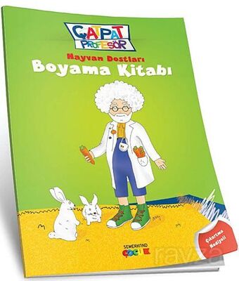 Çatpat Profesör / Hayvan Dostları Boyama Kitabı - 1