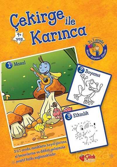 Çekirge ile Karınca (Masal-Boyama-Etkinlik) - 1