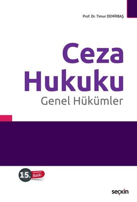 Ceza Hukuku Genel Hükümler - 1