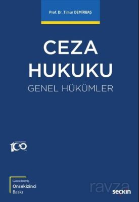 Ceza Hukuku Genel Hükümler - 1