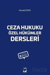 Ceza Hukuku Özel Hükümler Dersleri - Adalet Yayınevi