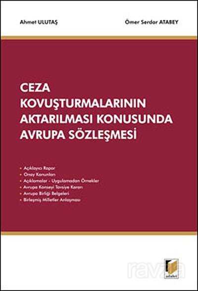 Ceza Kovuşturmasının Aktarılması Konusunda Avrupa Sözleşmesi - 1