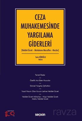 Ceza Muhakemesinde Yargılama Giderleri - 1