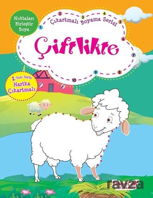 Çiftlikte / Çıkartmalı Boyama Serisi - Yumurcak Yayınları