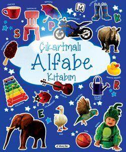 Çıkartmalar Alfabe Kitabım - 1