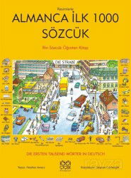 Çıkartmalarla Almanca 1000 Kelime - 1001 Çiçek Kitaplar