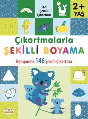 Çıkartmalarla Şekilli Boyama - Rengarenk 146 Şekilli Çıkartma - 1