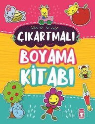 Çıkartmalı Boyama Kitabı (Sticker Hediyeli) - Timaş Çocuk Yayınları