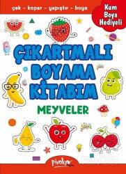 Çıkartmalı Boyama Kitabım - Meyveler - Pinokyo Yayınları