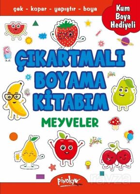 Çıkartmalı Boyama Kitabım - Meyveler - 1