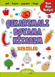 Çıkartmalı Boyama Kitabım - Sebzeler - Pinokyo Yayınları