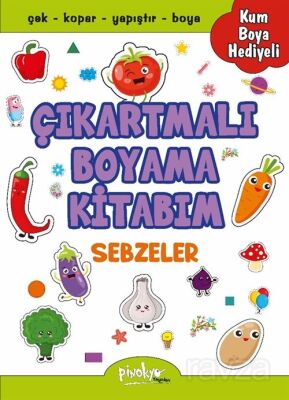 Çıkartmalı Boyama Kitabım - Sebzeler - 1