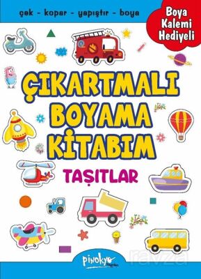 Çıkartmalı Boyama Kitabım - Taşıtlar - 1