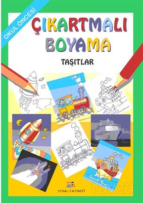 Çıkartmalı Boyama Taşıtlar - Okul Öncesi - 1