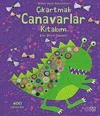 Çıkartmalı Canavarlar Kitabım - 1001 Çiçek Kitaplar