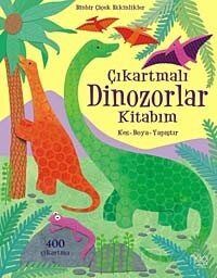 Çıkartmalı Dinozorlar Kitabım / Kes - Boya - Yapıştır - 1