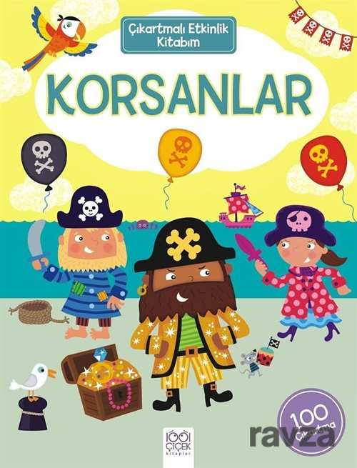 Çıkartmalı Etkinlik Kitabım - Korsanlar - 1001 Çiçek Kitaplar