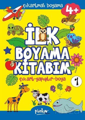 Çıkartmalı İlk Boyama Kitabım 4+ Yaş -1 - 1