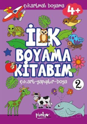 Çıkartmalı İlk Boyama Kitabım 4+ Yaş -2 - 1