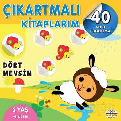 Çıkartmalı Kitaplarım - Dört Mevsim - 0-6 Yaş Yayınları