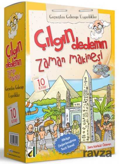 Çılgın Dedemin Zaman Makinesi-2 (10 kitap Takım,9+Yaş ) - Damla Çocuk Yayınları