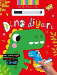 Çiz - Sil Aktivite Kitabı Dino Diyarı - İndigo Çocuk