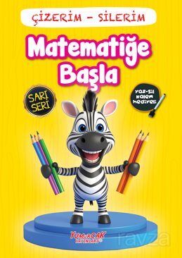Çizerim Silerim Matematiğe Başla / Okul Öncesi Aktivite Kitapları - 1