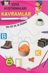 Çizgi Çalışmaları - Kavramlar - Yaz Çiz Sil ve Öğren (Kalemli) - 0-6 Yaş Yayınları