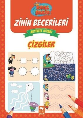Çizgiler / Kral Şakir Zihin Becerileri Aktivite Kitabı - 1