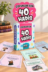 Çocuklar İçin 40 Hadis Kartı - Neda Yayınları (Konya)