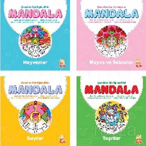 Çocuklar İçin Eğlendirici Mandala (4 Kitap) - Nesil Çocuk Yayınları