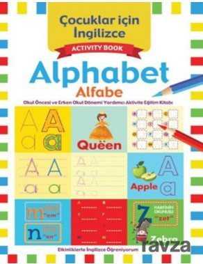 Çocuklar İçin İngilizce Alphabet Alfabe - Revzen Kitap