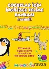 Çocuklar İçin İngilizce Kelime Bankası (Resimli) - Mandolin Yayınları