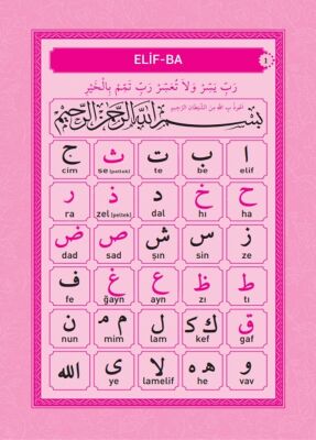 Çocuklar Için Kur’an-i Kerim Elifbasi Pembe - 2