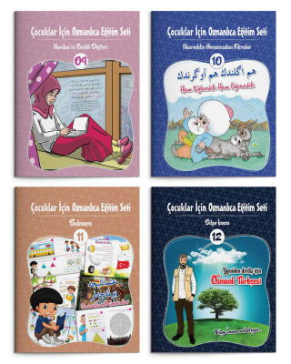Çocuklar İçin Osmanlıca Eğitim Seti (12 Kitap) - 4
