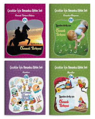 Çocuklar İçin Osmanlıca Eğitim Seti (12 Kitap) - 2