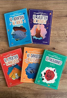 Çocuklar İçin Peygamber Öyküleri (5 Kitap) (+9 Yaş) - Mevsimler Kitap