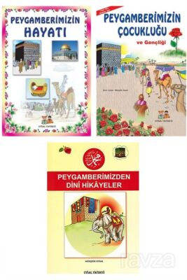Çocuklar İçin Peygamberimizin Hayatı ve Hikayeleri (3 Kitap) - 1