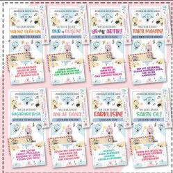 Çocuklar İçin Psikoloik Destek Serisi 8 Kitap - Ayraç ve Kartpostallı Özel Set - Nesnel Yayınları