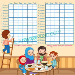Çocuklar Için Ramazan Ayi Imsakiyesi - Nuaym