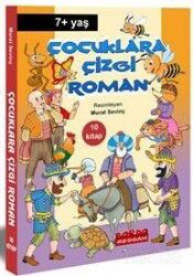 Çocuklara Çizgi Roman (Renkli Resimli 10 Kitap Set) 7+Yaş - Bordo Ressam
