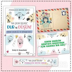 Çocuklarda Dikkat Eksikliği ve Hiperaktivite - Kartpostal ve Ayraç - Nesnel Yayınları