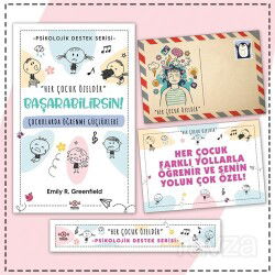 Çocuklarda Öğrenme Güçlükleri - Kartpostal ve Ayraç - Nesnel Yayınları