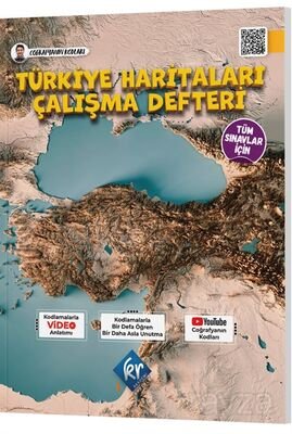 Coğrafyanın Kodları Türkiye Haritaları Çalışma Defteri (Tüm Sınavlar İçin) - 1